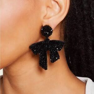 Oscar De La Renta Women’s Crystal Bow Earrings